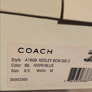 Coach shoes